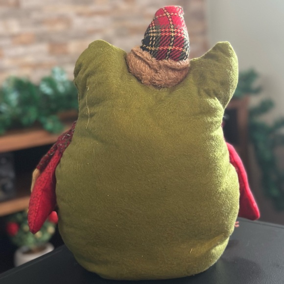 Beautiful green Christmas Owl with words Feliz Navidad - Picture 2 of 3